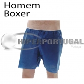 Boxer Descartável Homem 200 Unds Azul