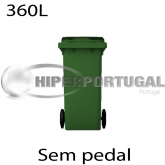 Contentores de lixo 360 L verde400