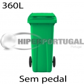 Contentores de lixo premium 360 L verde406