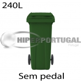Contentores de lixo premium de 240 L verde411