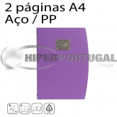 Porta-Menus com placa garfo violeta
