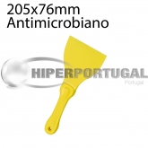 Raspador antimicrobiano alimentar 205x76mm amarelo